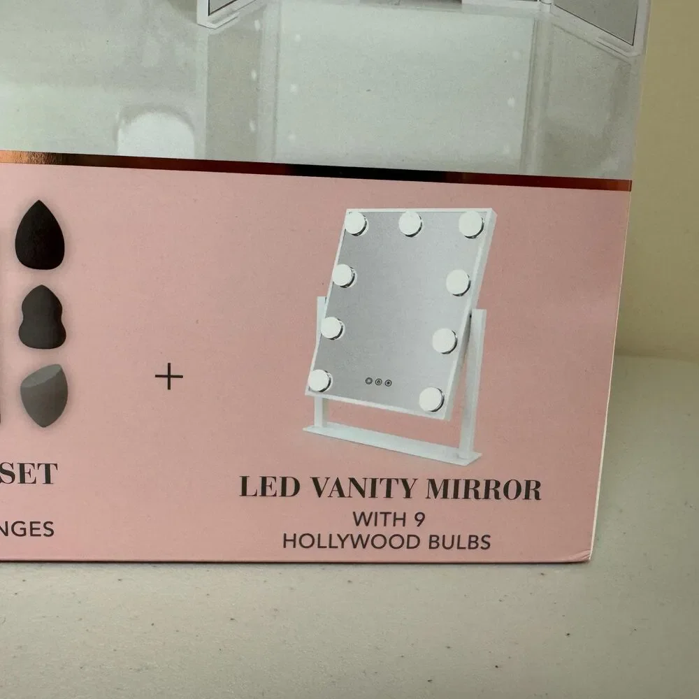 LED Vanity Mirror Light Makeup Ready Set Beauty Hollywood Dorm TikTok Famous